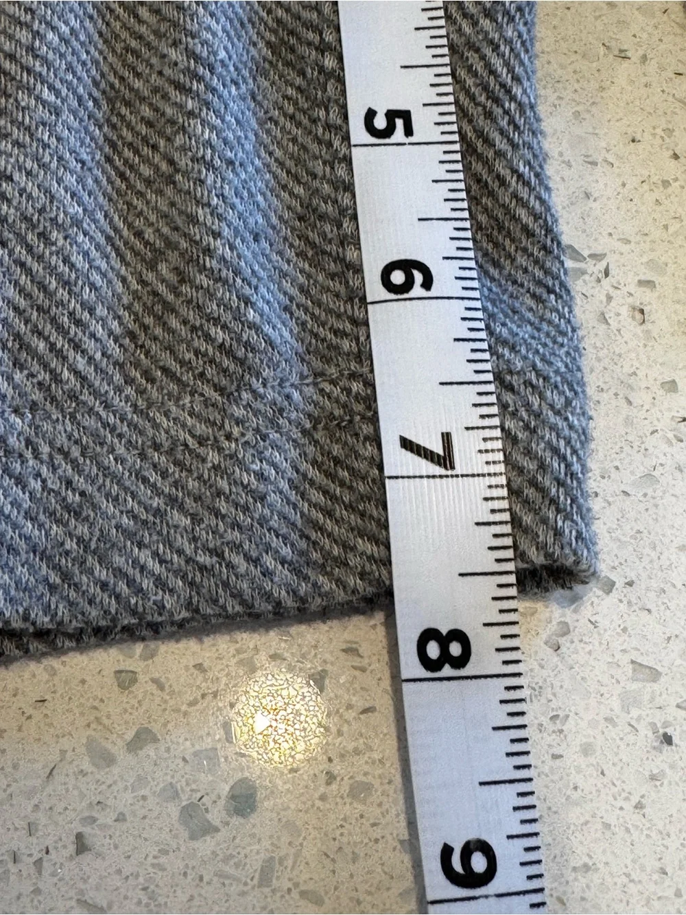 Faherty Brand Gray Organic Cotton Herringbone Knit Lounge Shorts Men’s Medium